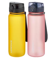 Uzspace 2'li Tritan Matara Seti 800 ml 14 Farklı Renk Seçeneği FiftyFifty (Pembe-Fuşya)