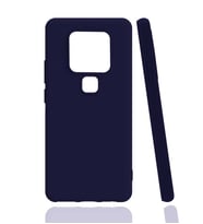 Tecno Camon 16 Kılıf Zore Biye Silikon Kılıf (Lacivert)