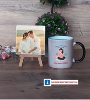 Anne Adayı Fotoğraflı Dekoratif Taş, Kupa Bardak Beyaz Hediye (Model 9)