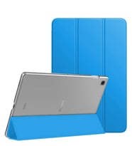 Samsung Galaxy Tab S6 Lite 10.4" P610 Kılıf Slim Translucent Back Smart Cover (Mavi)