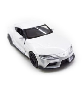 Toyota Supra 1/36 Ölçek 12cm çekbırak(ÖZEL PLAKALI) (Beyaz)