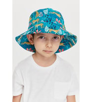 Benittokids Erkek Çocuk Desenli Bucket Şapka 7009 (Sarı)
