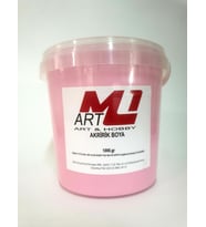 M1 ART Akrilik Boya 1.kg --10 Renk Seçeneği, Ahşap, Tuval, Seramik , Duvar ,Taş (Pembe)