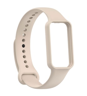 Xiaomi Amazfit Band 7 Zore KRD-87 Silikon Kordon (Krem)