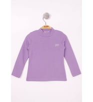 Toontoy Kız Çocuk Tnty Nakışlı Sweatshirt (Lila)
