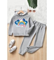 Çocuk Unicorn Eşofman Takımı (Gri)