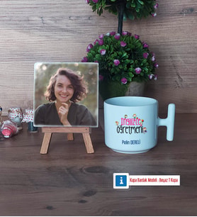 İngilizce Öğretmeni Fotoğraflı Dekoratif Taş, Kupa Bardak Beyaz Hediye (Model 12)