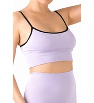 Gigotto Seamless Fitilli Büstiyer (Siyah)