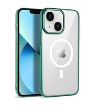 Apple iPhone 14 Plus Kılıf Zore Pixel Magsafe Kılıf (Koyu Yeşil)