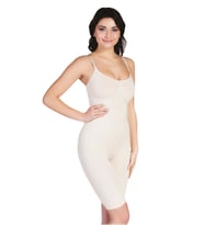 Form Angel 5010 Bayan Askılı Tam Boy Korse (Ten)