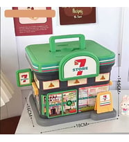 WizKidz Kumbara Para Kavanozu Kırılmaz Çıkartmalar İle Erkek Kız Yaş 3+ Yaşında Para Tasarrufu (Yeşil)