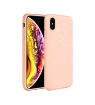 Apple İphone X - XS Lansman Silikon Kılıf Ultra Koruma (Pembe)