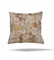 Çiçekli Mermer Batik DesenGizli Fermuarlı Yastık Kılıfı Kırlent Kılıfı Koltuk Yastık Kılıfı  (Açık Kahverengi)