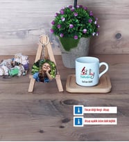 Patoloji Teknikeri Türk Kahvesi Fincanı Ahşap Altlıklı ve Fotoğraflı Ahşap Anahtarlık Hediye Tıp Bayramı Hediyesi (Model 1)