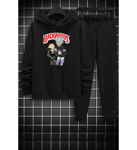 Unisex Backwoods Eşofman Takımı (Siyah)