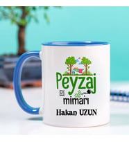 Peyzaj Mimarı  Kupa (Mavi)