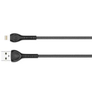 LDNIO Hızlı Şarj Kablosu 1 Metre Lightning-LS481 (Gri)