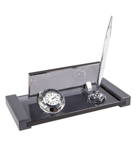 FÜME KRİSTAL CAM DOĞAL DEKORATİF KRİSTAL MASA İSİMLİĞİ OFİS İÇİN HEDİYE ÖZEL HEDİYE OFİS MASA İSİMLİĞİ (Siyah)