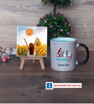 Patoloji Teknikeri Fotoğraflı Dekoratif Taş, Kupa Bardak Beyaz Hediye (Model 9)
