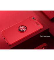Uyumlu Model Apple iPhone 6 6S Kılıf Yüzüklü Magnetli Ravel Case (Kırmızı)