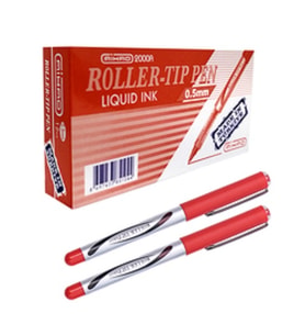 Aihao 2000A Roller Tip Kalem  12 adet (Kırmızı)