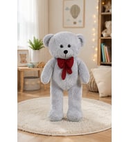 Özgüner Oyuncak 80 - 90 Cm Büyük Ayıcık (%100 Yerli) (Gri)