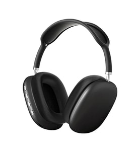 Kafa Kulak Üstü Kablosuz Bluetooth Kulaklık Yüksek Bass ve Güçlü Hi-Fi Ses Kalitesi (KIRMIZI) (Siyah)