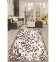 Dijital Kaymaz Taban Yıkanabilir Modern Renkli Salon Halısı Mutfak Halısı Yolluk ND-HT-373 (Çok Renkli)