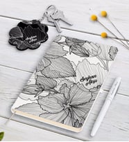 BK Gift Kişiye Özel İsimli Siyah Defter Kalem Ve Anahtarlık Hediye Seti-17 (Model 2)