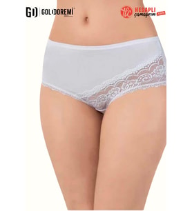 Lüx DRM 2502 Kadın Dantelli Likralı Bato Külot