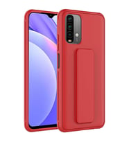 Xiaomi Poco M5S Kılıf Zore Qstand Katlanabilir Standlı Kılıf (Kırmızı)