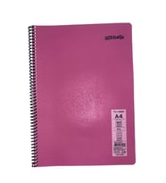 Mynote Flex Neo Defter A4 80 Yp Kareli - Kırmızı (Pembe)