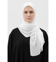 Düz Şifon Şal (Ekru)