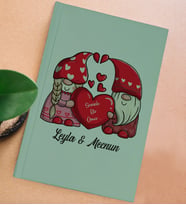 BK Gift Kişiye Özel Sevgili İsimli Sert Kapaklı Su Yeşili Defter, Sevgiliye Hediye, Doğum Günü Hediyesi, Anı Defteri (Model 5)
