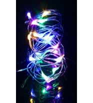 Peri led 3 metre pilli- pil dahil (Çok Renkli)