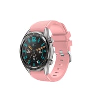 BİPOWER Samsung Watch 22mm KRD2 Frontier Silikon Kordon (Pembe)