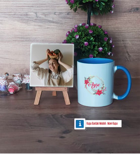 İsme Özel Doğum Günü Hediyesi Fotoğraflı Dekoratif Taş, Kupa Bardak Beyaz Hediye (Model 4)
