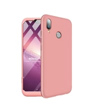 Microsonic Huawei P20 Lite Kılıf Double Dip 360 Protective (Rose)