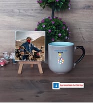 Metalurji ve Malzeme Mühendisi Fotoğraflı Dekoratif Taş, Kupa Bardak Beyaz Hediye (Model 10)
