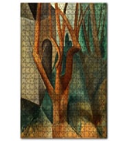 Cakapuzzle La Rue-des-Bois, 1908 by Pablo Picasso Puzzle Yapboz MDF (Ahşap) (1000 Parça)