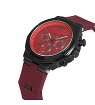 Polo Air Kauçuk Kordon Metal Kasa Erkek Kol Saati Pl-0973Ex (Bordo-Siyah)