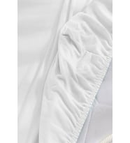 2 Adet Pamuklu ve Lastikli 60 x 120 x 15 cm Penye Bebek Çarşaf (Yavruağzı)