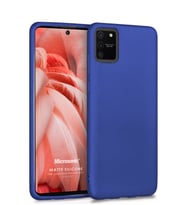 Microsonic Matte Silicone Samsung Galaxy S10 Lite Kılıf (Lacivert)