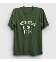 Presmono Unisex Sarı 1984 Mike Tyson T-Shirt 157232tt (Haki)