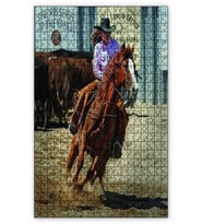 Cakapuzzle Cowgirl Puzzle Yapboz MDF (Ahşap) (1000 Parça)