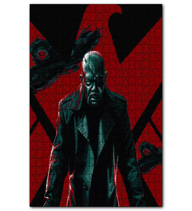 Cakapuzzle Nick Fury Samuel L. Jackson Puzzle Yapboz MDF (Ahşap) (500 Parça)