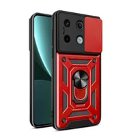 Microsonic Xiaomi Redmi Note 13 4G Kılıf Impact Resistant Siyah (Kırmızı)