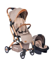 TommyBaby Mia Kabin Travel Bebek Arabası Gold Kabin Boy (Kahverengi)