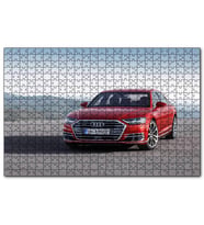 Cakapuzzle Kırmızı Audi Ön Görünüş  Puzzle Yapboz MDF (Ahşap) (500 Parça)