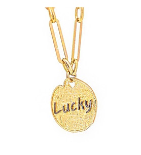Masaliko Lucky Gümüş Kolye Sb1818, 925 Ayar Kadın Gümüş Kolye (Altın)